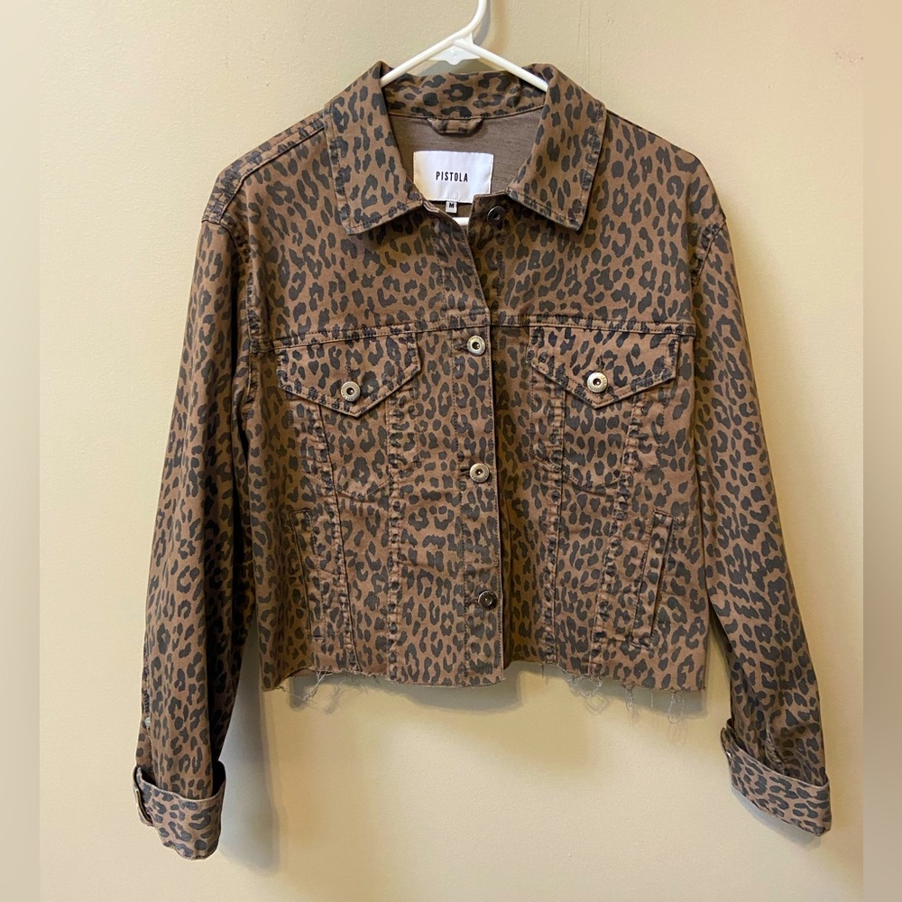 Pistola leopard print jacket